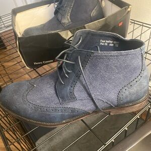 Henry Ferrera Collection leather and tweed men’s show